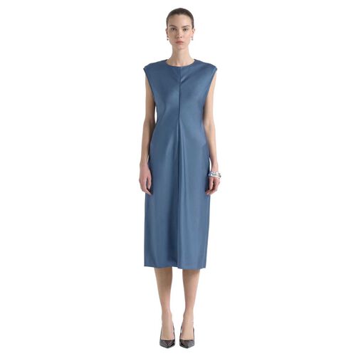 Cue Satin Bias Midi Dress